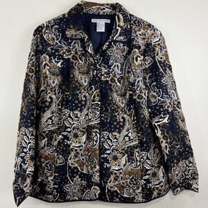 Requirements | Black And Brown Quilted Blazer | XL